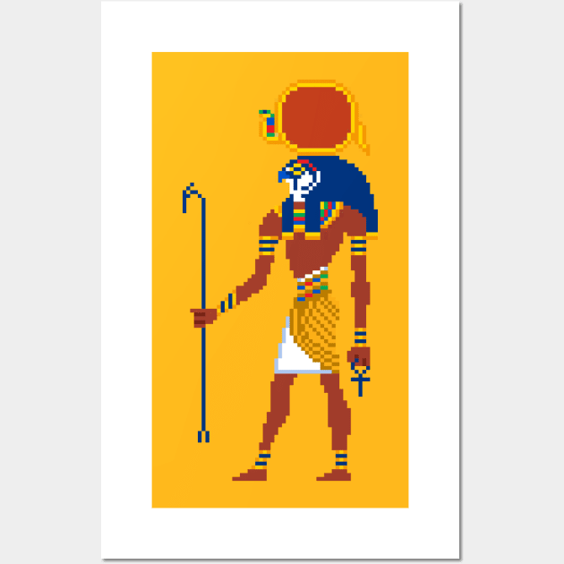 Ra pixel art Wall Art by PXLFLX